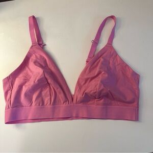 Pink Women's Unlined Auden Bralette size large
